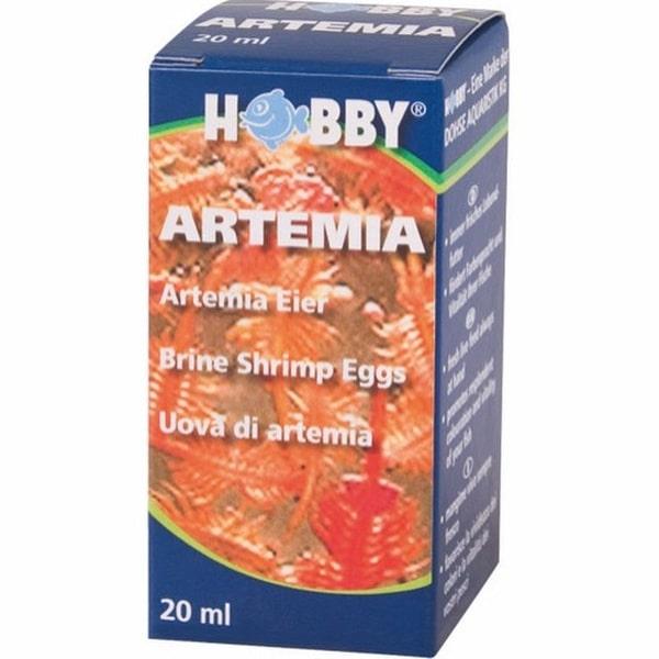Artemia æg til fiskeføde - 20 ml. Høj kvalitet, sikker vækst. Hurtig levering fra tildinfisk.dk.