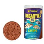 Tanganyika chips til cichlider - rig på krill og blæksprutte. Perfekt foder til dit akvarie!