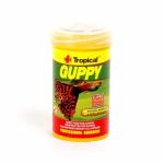 Guppy foder fra Tropical til sunde fisk. Fremmer farver. Hurtig levering fra tildinfisk.dk!