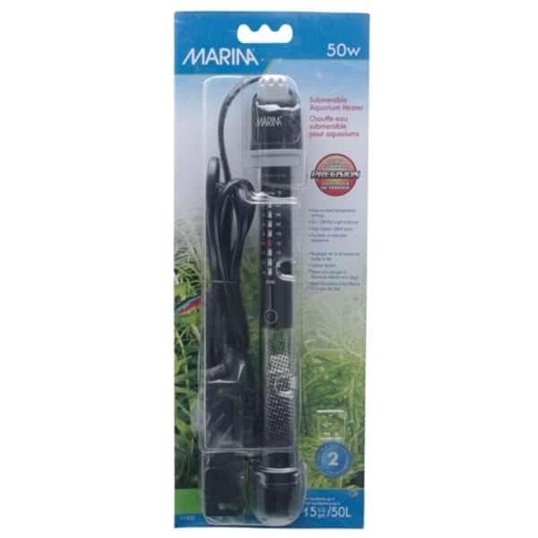 Marina 50w Akvarievarmer - Sikker temperaturkontrol. Køb nu på tildinfisk.dk!