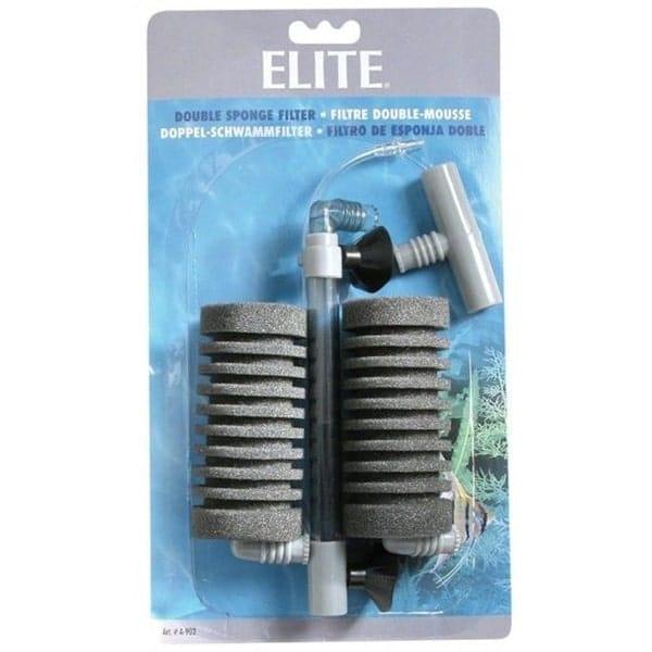 Elite dobbelt svampfilter - Effektiv vandrensningsløsning til akvarier. Hurtig levering på tildinfisk.dk!