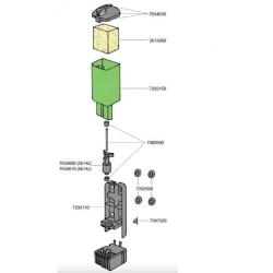 Akvariepumpe dele-diagram - Find reservedele nemt hos tildinfisk.dk. Alt på lager!