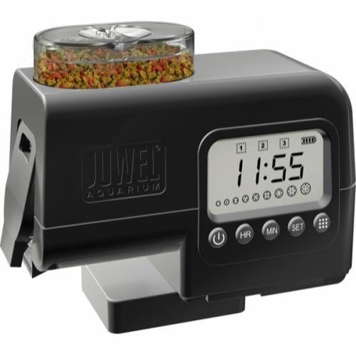 Automatisk foderdispenser fra Juwel – nem og præcis fodring. Køb nu på tildinfisk.dk!