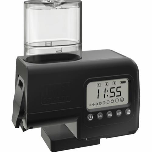 Automatisk fiskemad dispenser - Praktisk og pålidelig fodring til akvariefisk. Køb nu på tildinfisk.dk!