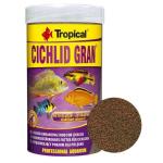 Tropical Cichlid Gran - Farvefremmende foder til cichlider, rig på vitaminer. Køb nu på tildinfisk.dk for hurtig levering!