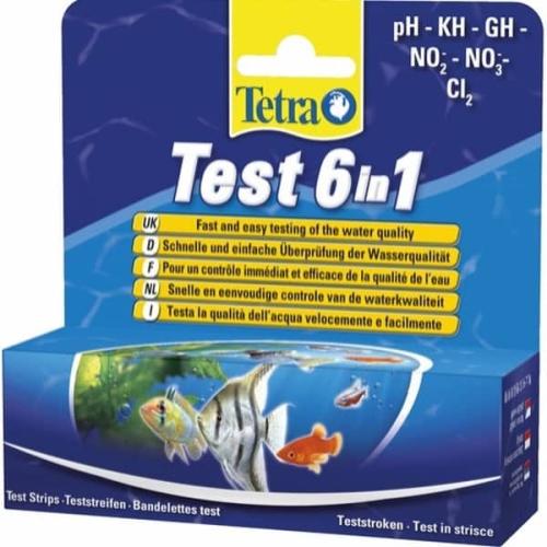 Tetra Test 6i1: Nem vandkvalitetstest til akvariet. Få sunde fisk med tildinfisk.dk!