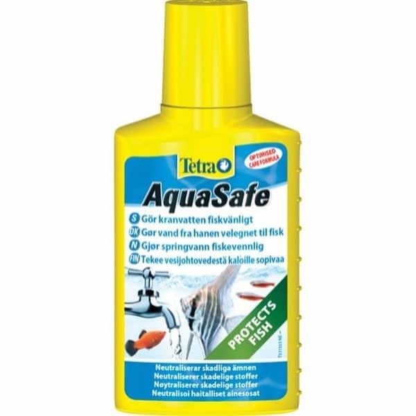 Tetra AquaSafe Vandpleje - Gør hanvand sikkert for fisk. Beskyt med AquaSafe!