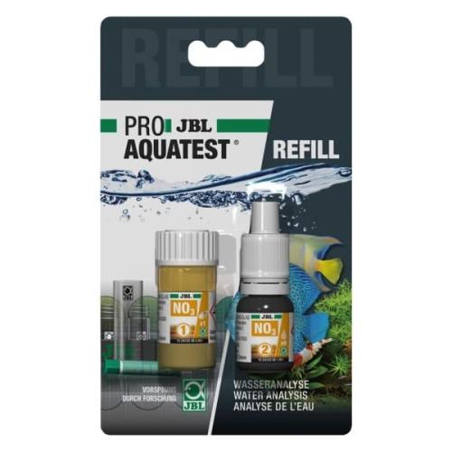 JBL Pro Aquatest Refill – Påfyldningssæt til nitrat-test i akvariet. Præcis, hurtig levering fra tildinfisk.dk.
