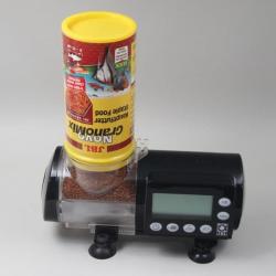 Automatisk fiskefoderautomat - Nem tidsindstillet fodring af akvariefisk.