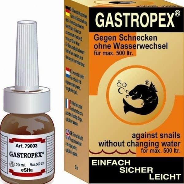 eSHa Gastropex - Effektiv sneglebekæmpelse til akvariet. Sikker brug uden vandskifte.