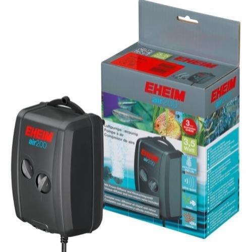 EHEIM air200 luftpumpe - Øg iltning i akvariet. Effektiv, stille, 3-5W. Hurtig forsendelse på tildinfisk.dk!