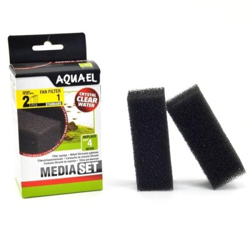 Aquael filtersvampe sæt - Til krystalklart akvarievand. Hurtig levering fra tildinfisk.dk.