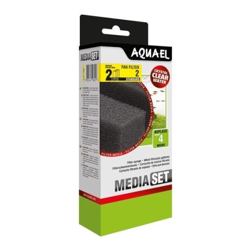 AquaEl Filter Media Set - Klarere akvarievand. Passer til standard filter. Køb nu på tildinfisk.dk!
