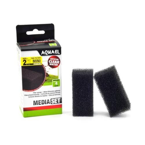 Aquael filtersvamp sæt - Hold dit akvarievand rent. Perfekt til Fan Filter Mini. Hurtig levering på tildinfisk.dk!