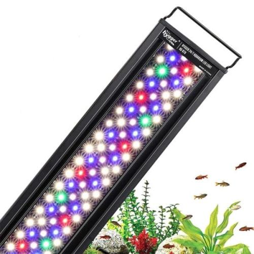 LED akvariebelysning i skarpe flotte farver. Energibesparende og holdbart. Køb nu på tildinfisk.dk!