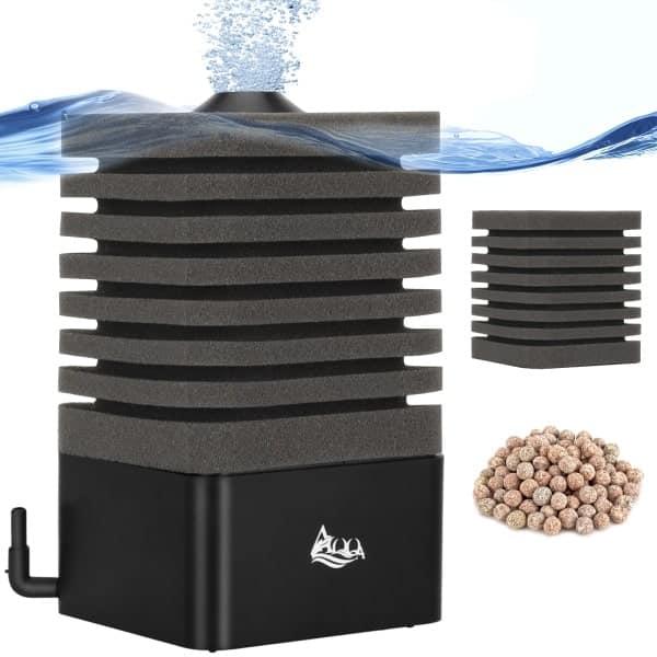 Akvarie biofilter med effektiv vandrensning. Nem installation. Køb nu på tildinfisk.dk!