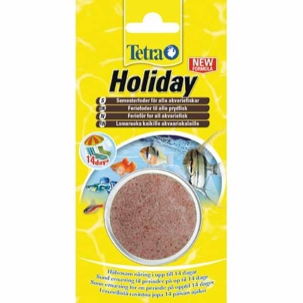 Tetra Holiday fiskefoder - nærer akvariefisk i 14 dage. Køb nu på tildinfisk.dk og modtag hurtigt!