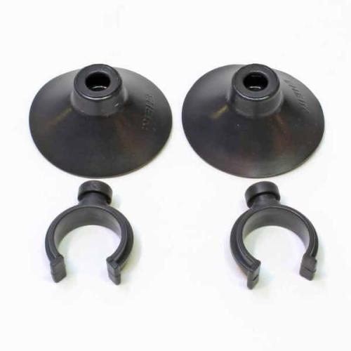 Sugekopper til akvarieudstyr - sikker fastgørelse, holdbare, sort plast. Hurtig levering på tildinfisk.dk.