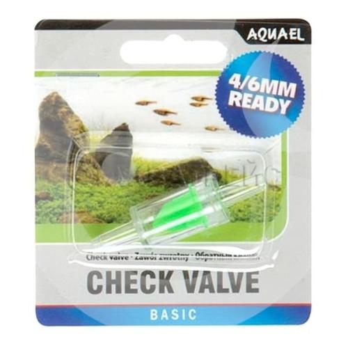 AquaEL tilbageløbsventil - Sikker iltning, 4/6mm slanger. Hindrer vandretur i akvariet. Køb nu på tildinfisk.dk.