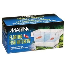 Marina 2-i-1 svømmende fiskeopdrætter til akvarier. Perfekt til yngel. Køb nu på tildinfisk.dk.
