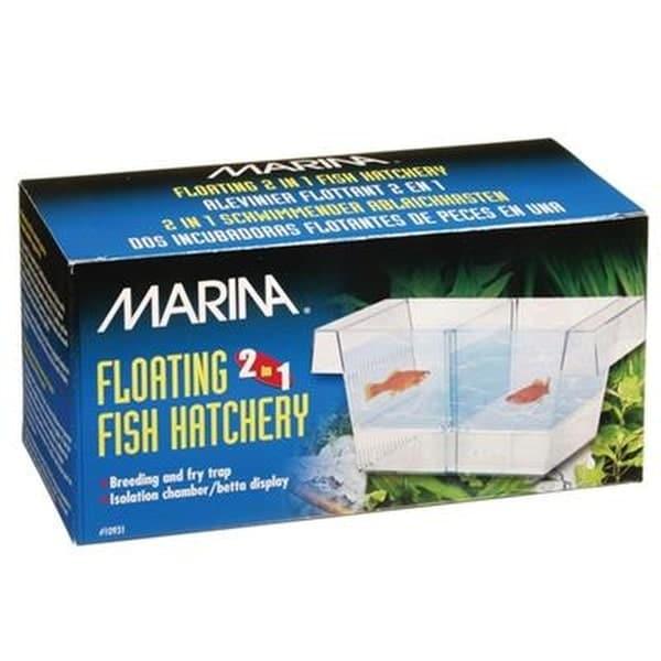 Marina 2-i-1 svømmende fiskeopdrætter til akvarier. Perfekt til yngel. Køb nu på tildinfisk.dk.