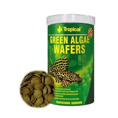 Grønne algevafler med spirulina - perfekt til bundfisk. Køb på tildinfisk.dk, hurtig levering!