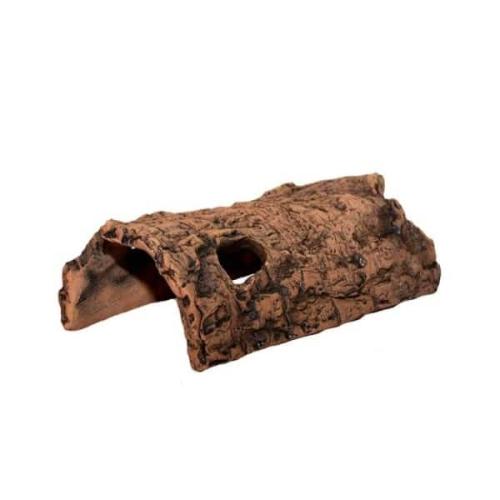 Akvariehule i realistisk trædesign - skaber naturlig dekoration og skjul for fisk. Hurtig fragt hos tildinfisk.dk!