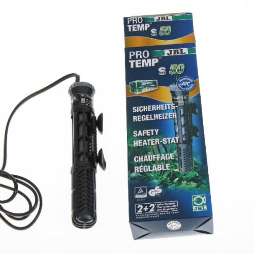 JBL Pro Temp S50 Akvarievarmer - Holder optimal temperatur i 20-50L akvarier. Hurtig levering!