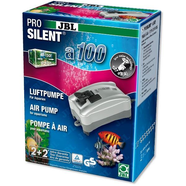 JBL Pro Silent a100 luftpumpe til akvarier. Støjsvag, effektiv iltning. Hurtig levering hos tildinfisk.dk.