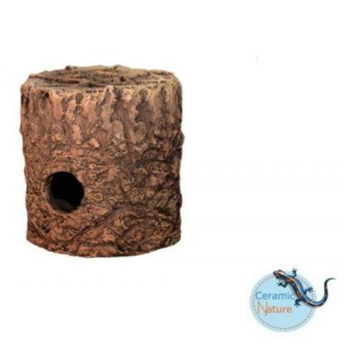 Keramisk akvariehule – naturtro design. Skjul for fisk. Hurtig levering tildinfisk.dk.