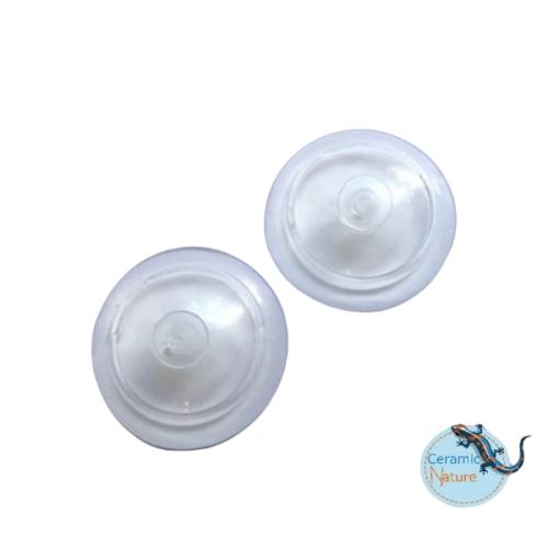 Sugekopper til akvarieudstyr – stærkt hold, klar plast, 2 stk. Find dem på tildinfisk.dk.