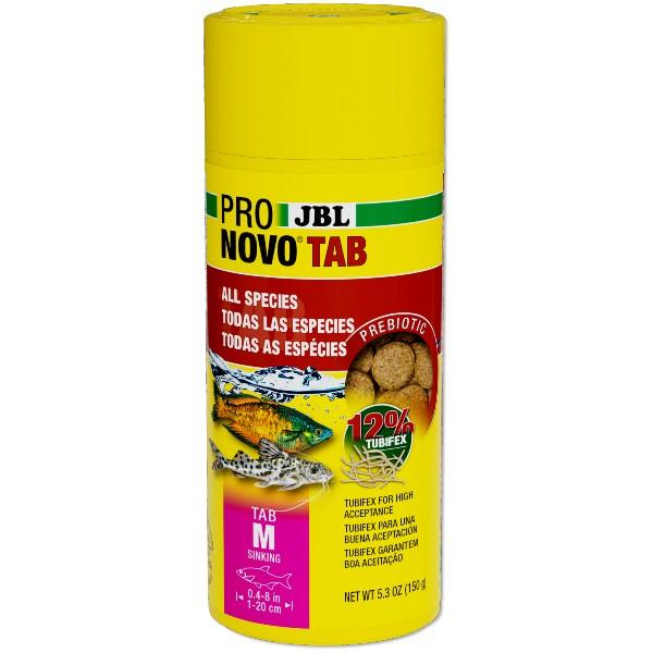 JBL Novo Tab fiskefoder - Perfekt til alle akvariefisk. Køb nu på tildinfisk.dk for hurtig levering!