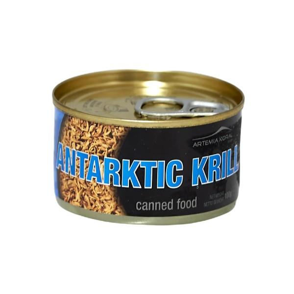 Antarktisk krill dåsefoder: Højprotein snack til fisk. Køb nu på tildinfisk.dk – Hurtig levering!