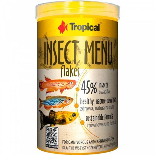 Tropical Insect Menu Fiskefoder - 45% insekter. Sundt & bæredygtigt til alle fisk.