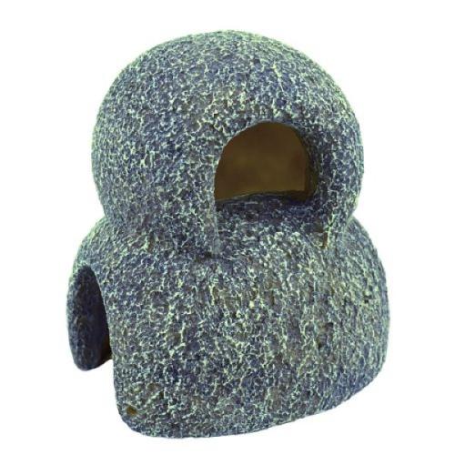 Akvariehule i sten-look - Perfekt til fiske skjul. Hurtig levering fra tildinfisk.dk!