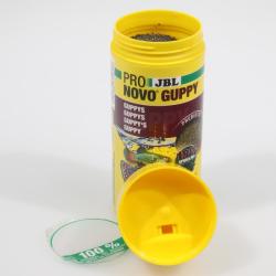 JBL Novo Guppy foder: Optimal ernæring til guppyer. Køb nu på tildinfisk.dk – Hurtig levering!