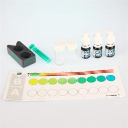 Akvarie vandtest kit - Mål pH, NH4+ hurtigt. Sikker akvariepleje med tildinfisk.dk.