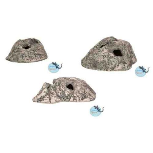 Realistiske akvariehuler i resin - perfekt til skjul og leg. Køb nu på tildinfisk.dk og skab naturtro miljø!