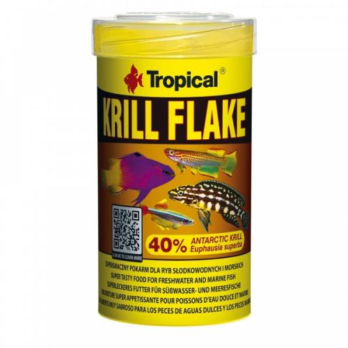 Tropical Krill Flake: Næringsrige flagefoder til akvariefisk. Køb nu og få hurtig levering!
