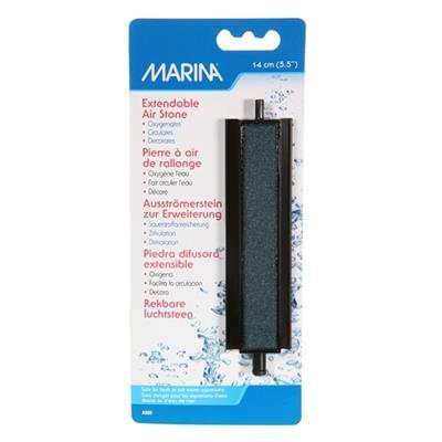 Marina forlængelig luftsten til akvarier, 14 cm, pakket, tilbedring af akvarievandets oxygenindhold. Fås på tildinfisk.dk med hurtig levering.