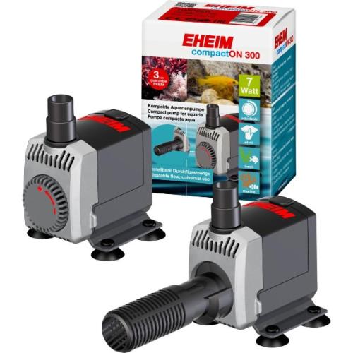 Eheim Compact ON 300 akvariepumpe, effektiv vandcirkulation, 7 watt, justerbar strømningshastighed og kompakt design til akvarier.