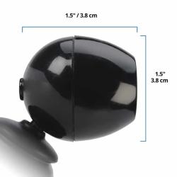 Sort akvarie luftsten 3,8 cm til effektiv iltning af dit akvarievand, uundværlig i ethvert sundt akvarium.