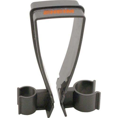 Sort Eheim akvarieglasrenser med håndtag og dobbelt sugekop til fastgørelse på akvariets sider — ideel til rensning af alger på glasoverflader.