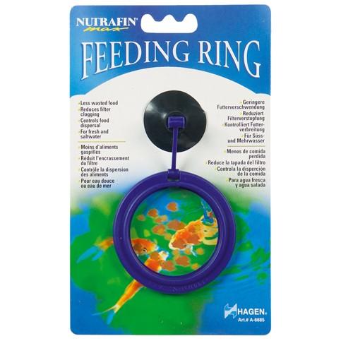 Nutrafins foderingsring til akvariefisk, mindsker spild og holder akvariet rent, let at montere på akvarieglasset.