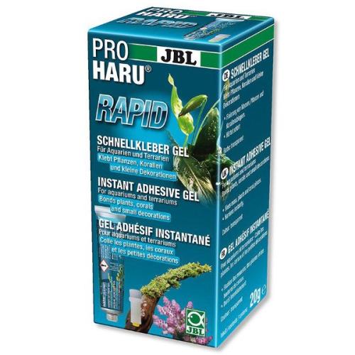 JBL Pro Haru Rapid lim til akvariedekorationer, koraller og planter i hurtigtørrende gel. Sikker til fisk og terrarier, 20g.