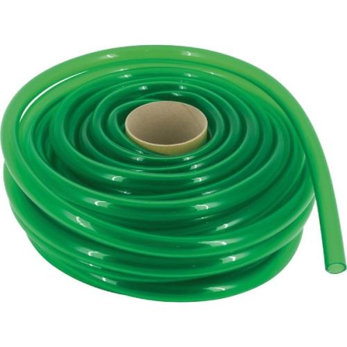 Grøn akvarieslange til luftpumper og iltsten, tilgængelig hos tildinfisk.dk med hurtig levering.