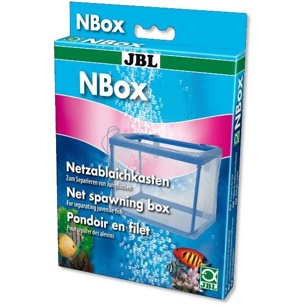 JBL NBox yngelkasse til adskillelse af fiskeunger i akvariet, sikkert opfostre miljø, effektiv yngelpleje, essentiel til opdræt.