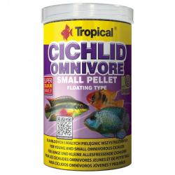 Tropical Cichlid Omnivore Small Pellet foder.