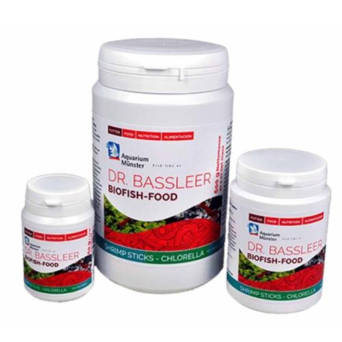 Højværdigt Dr. Bassleer Biofish-foder til akvariefisk.