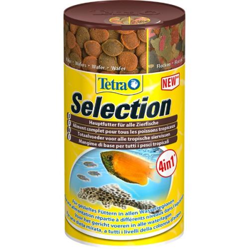 Tetra Selection 4in1 fiskefoder til tropiske fisk.